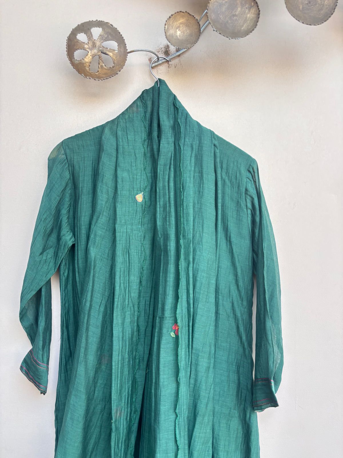 Mahnoor Mulmul Chanderi Kurta Set