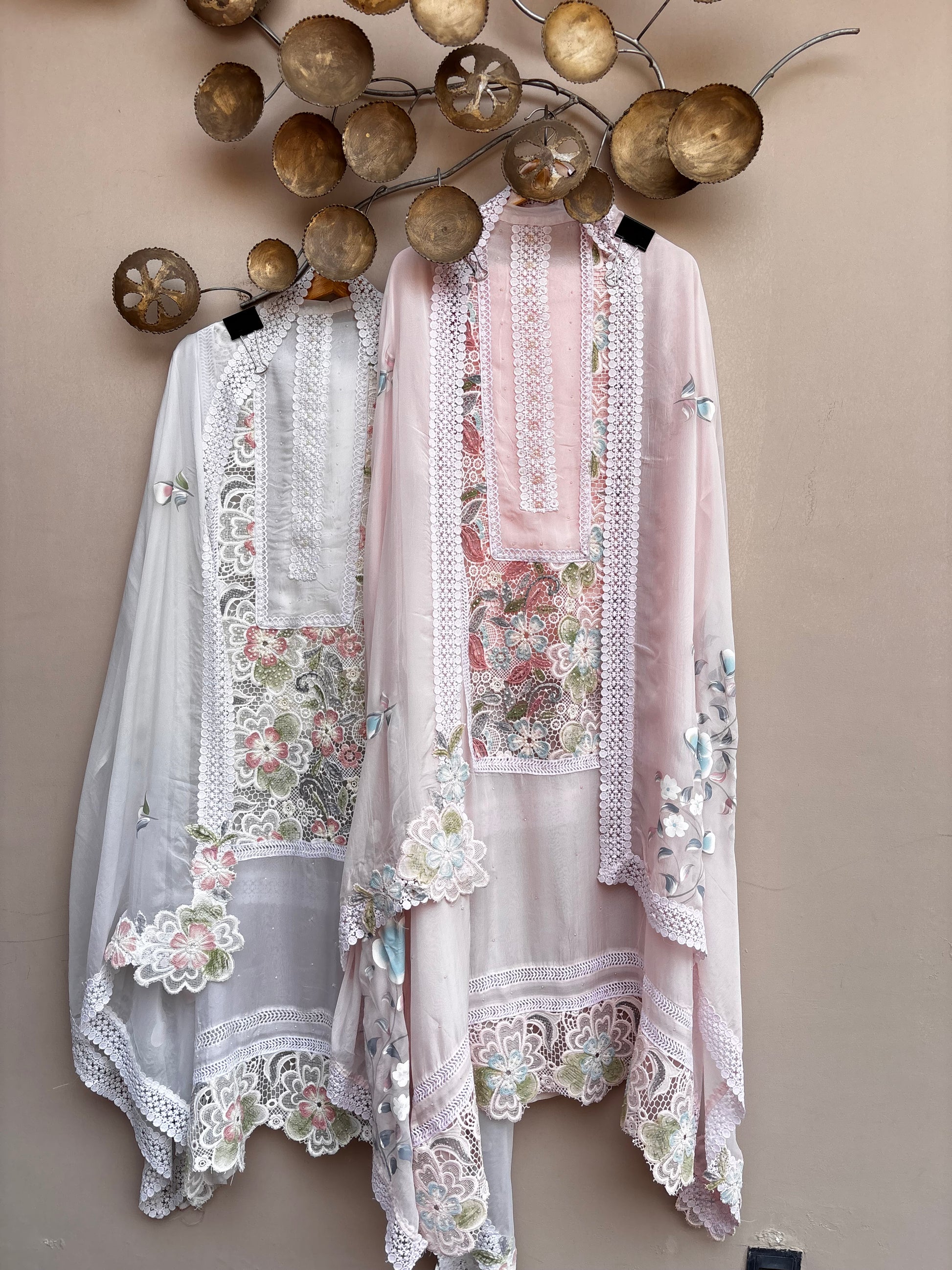 Floral Reverie Luxe Unstitched Suit