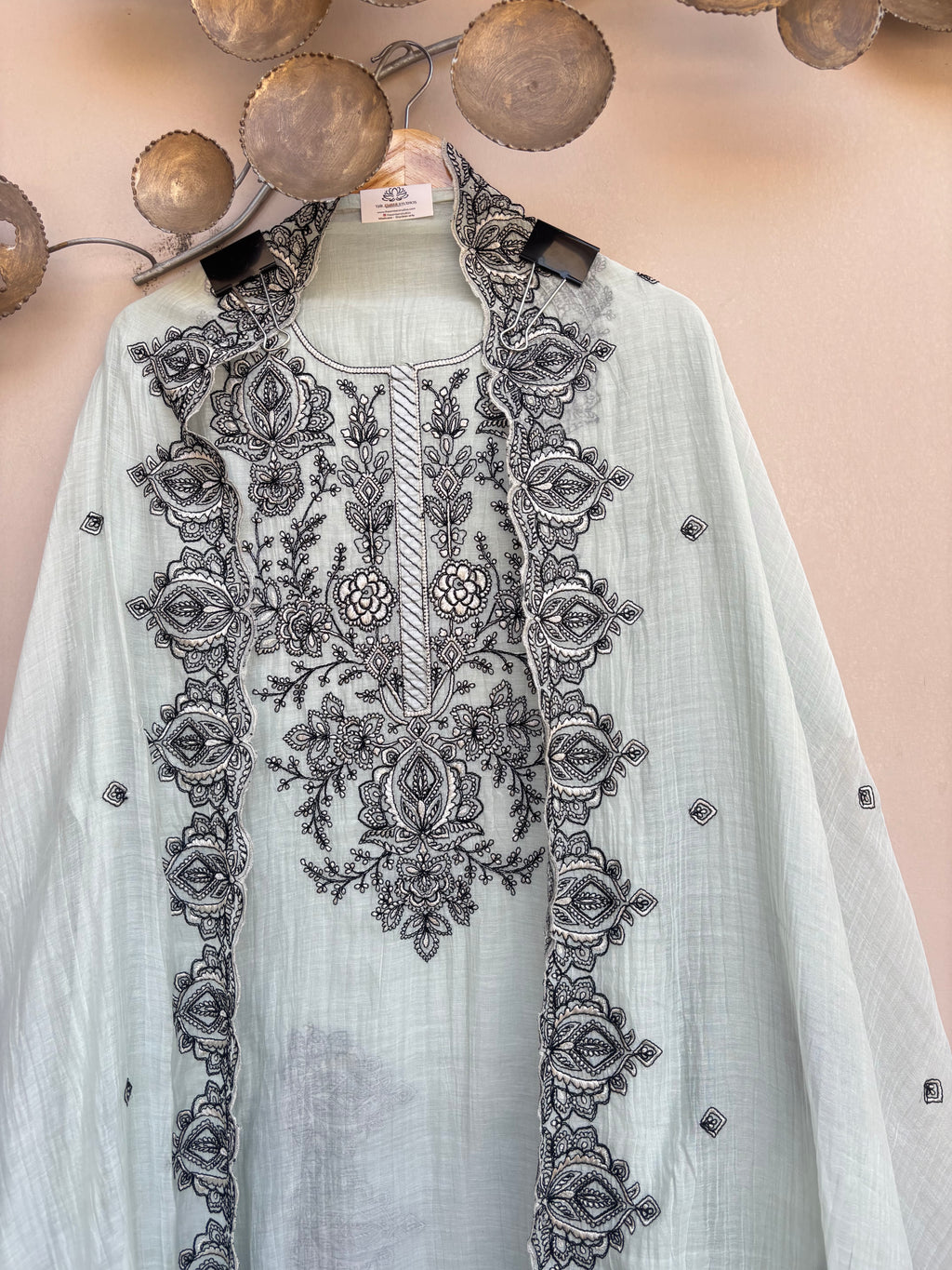 Celeste Garden Unstitched Suit
