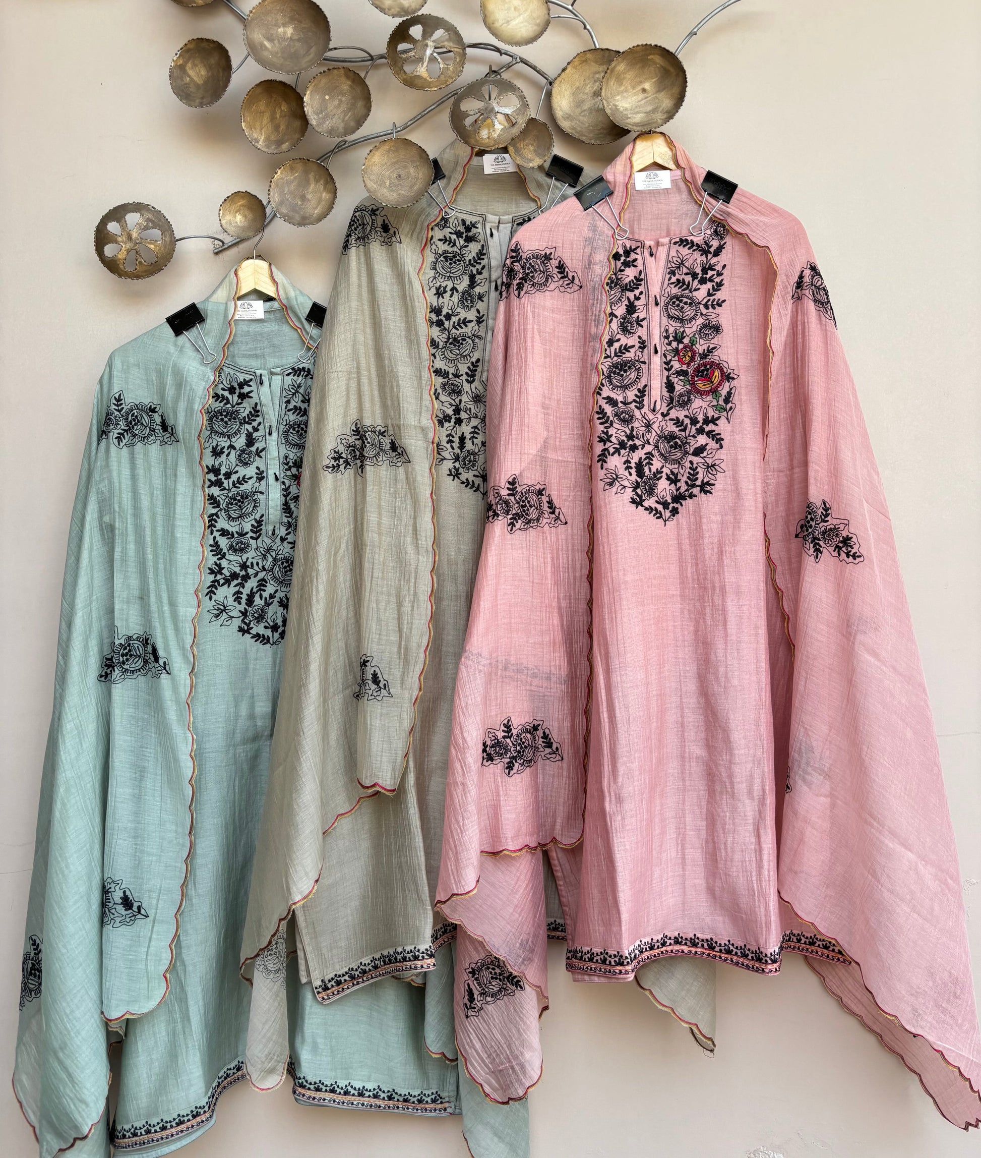 Gulbahar Noir Unstitched Suit