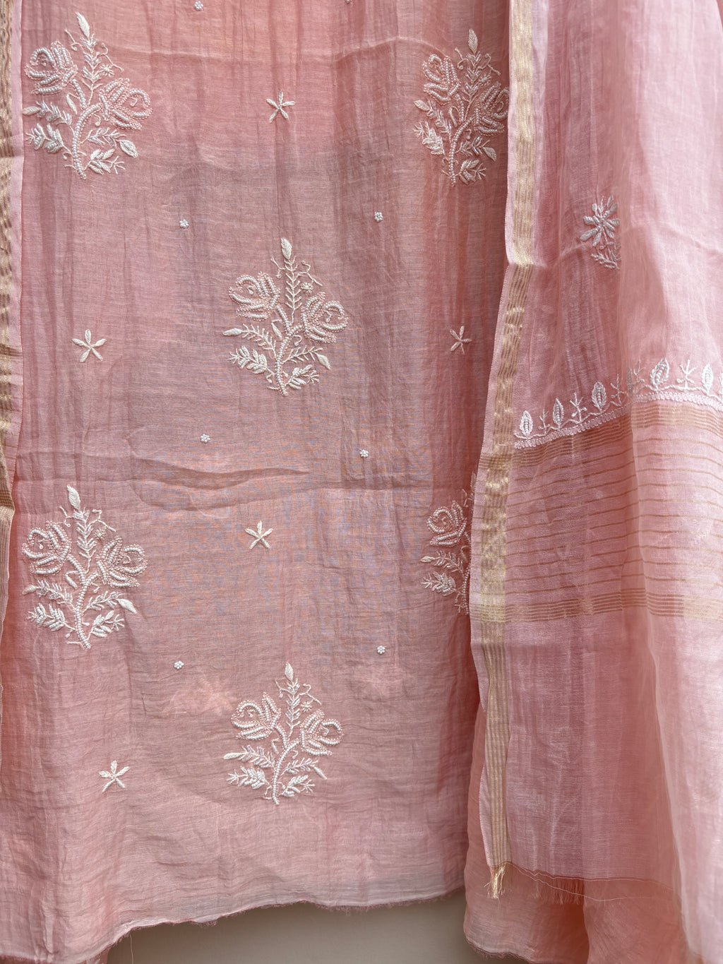 Close up of embroidery
