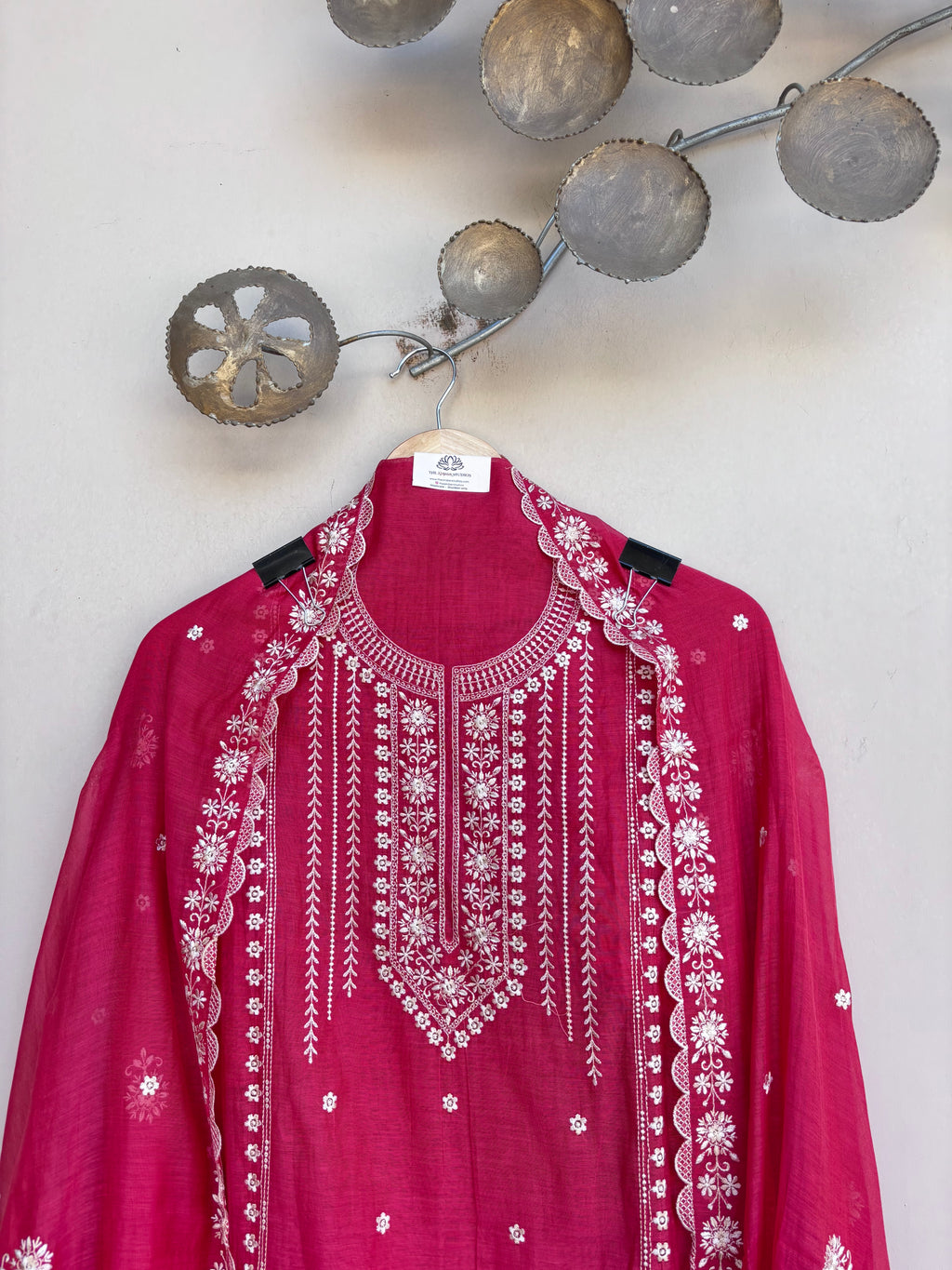 Pariza Mulmul Chanderi Unstitched Suit