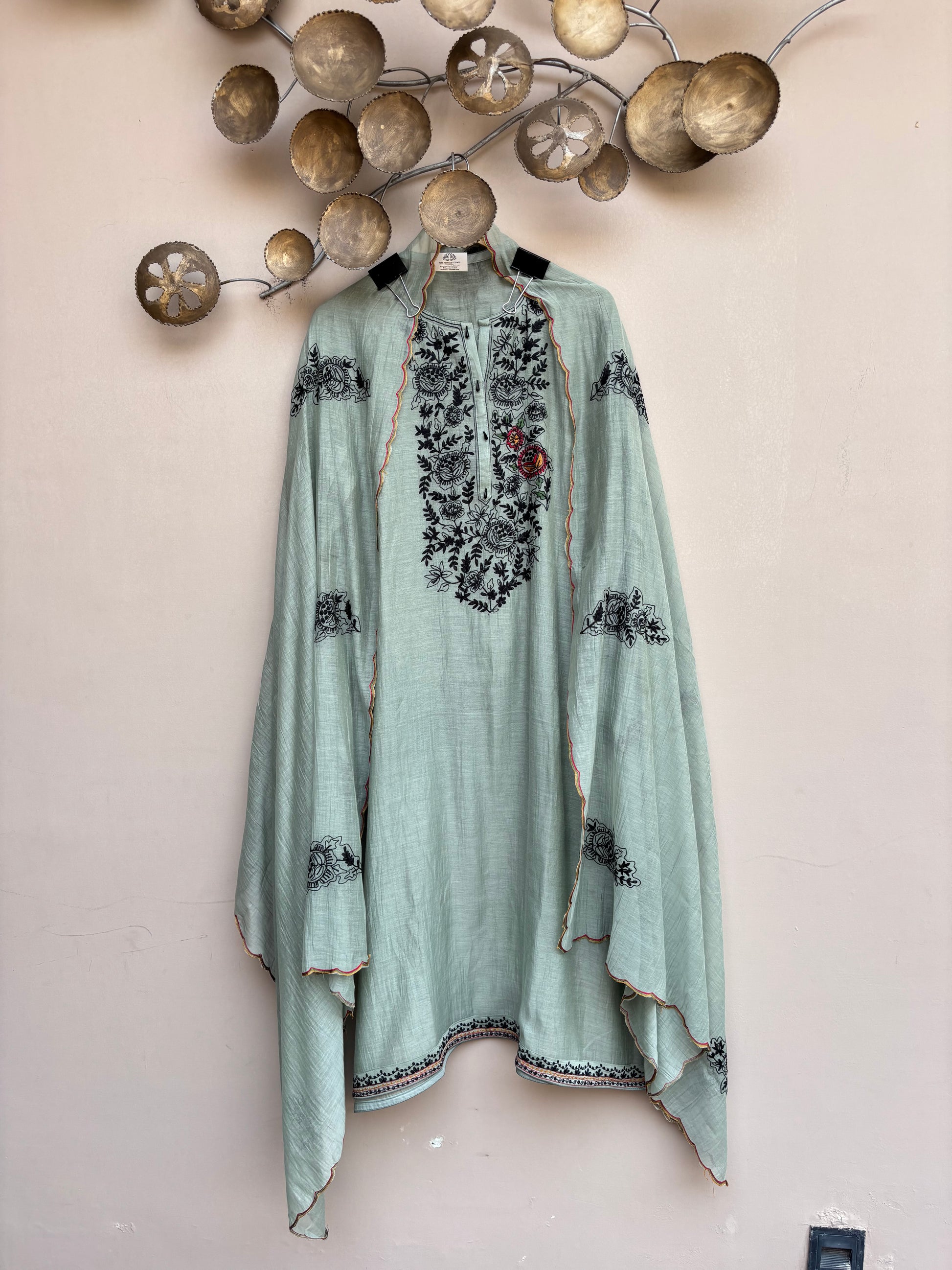 Gulbahar Noir Unstitched Suit