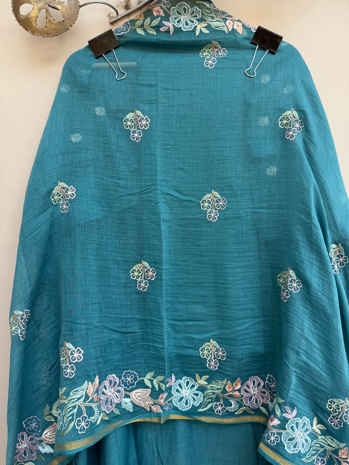 Mehreen Elegance Mulmul Chanderi Unstitched Suit