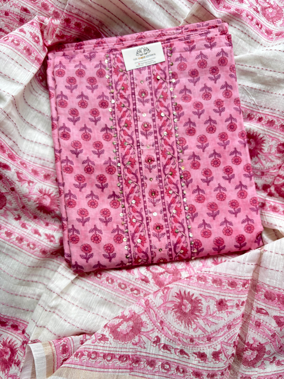 Kachnar Cotton Unstitched Suit
