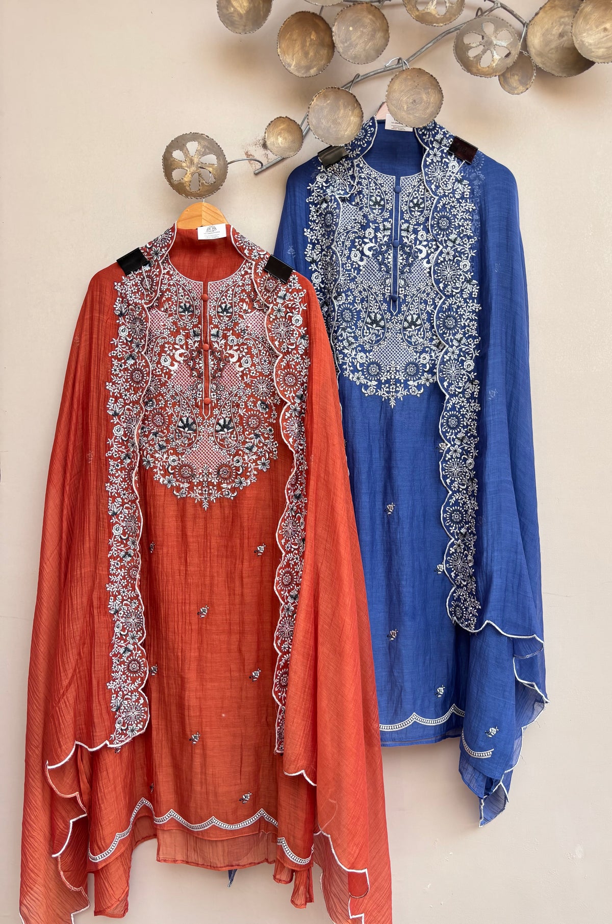 Lameesa Luxe Mulmul Chanderi Unstitched Suit