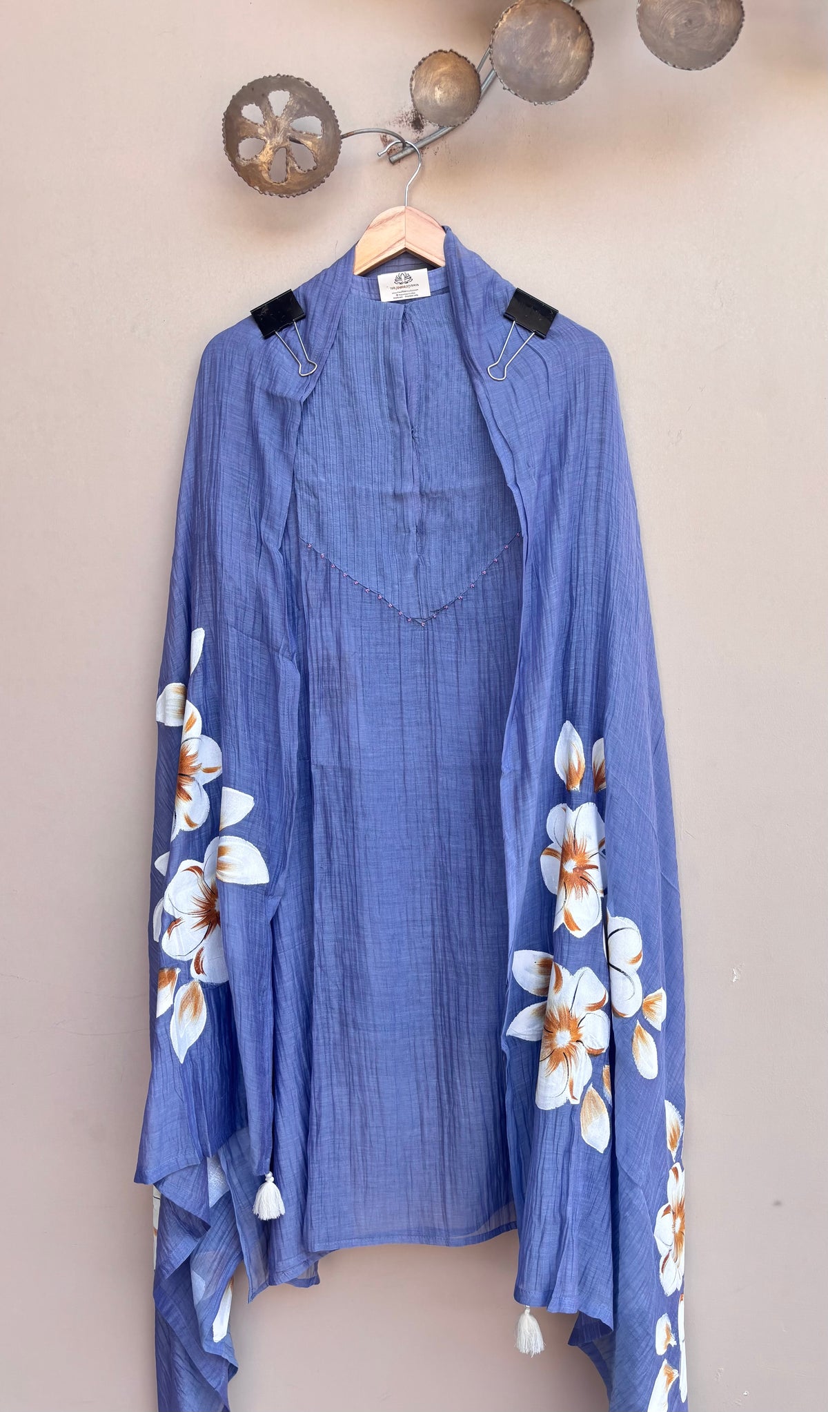 Rimsha Royale Mulmul Chanderi Unstitched Suit