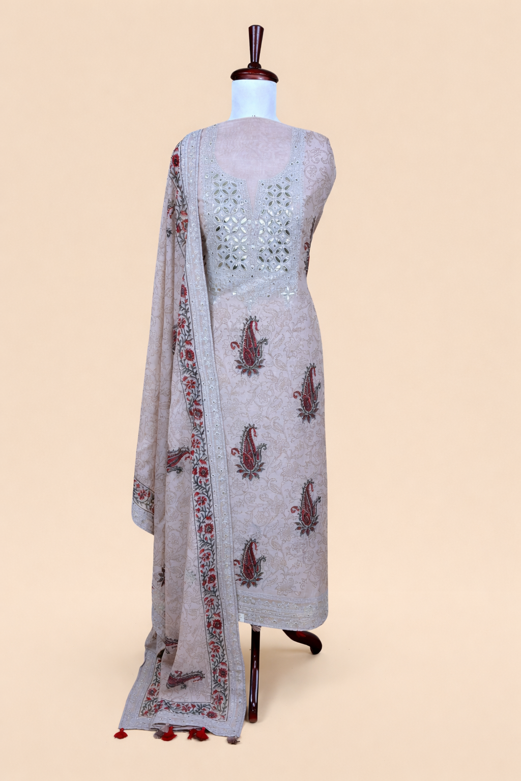 Ivory Elegance Unstitched Suit