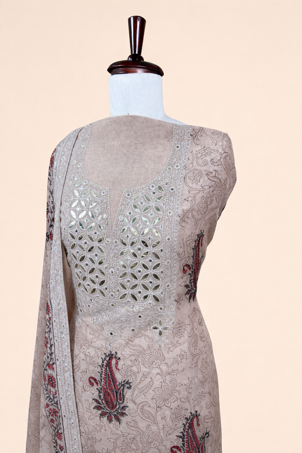 Ivory Elegance Unstitched Suit