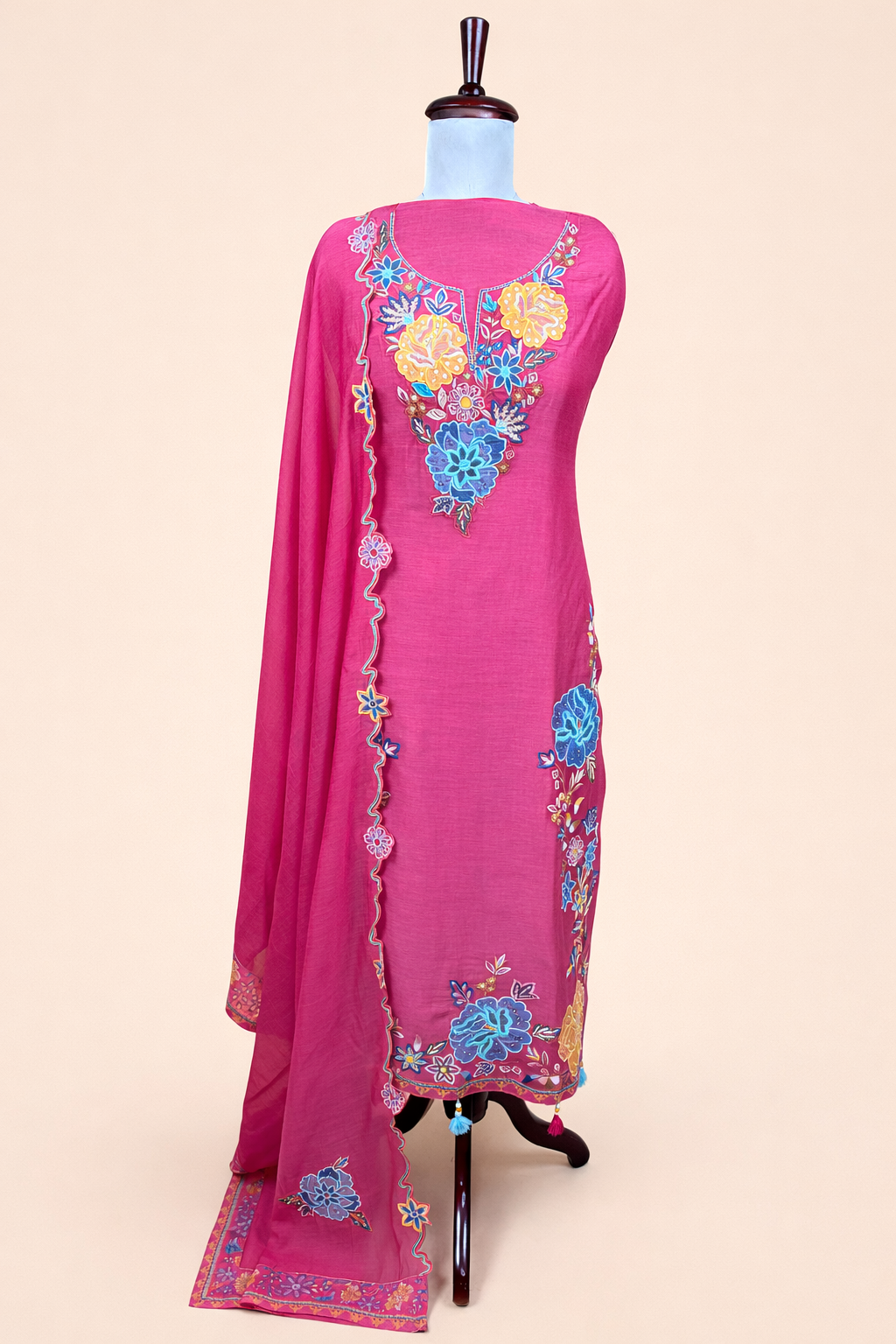 Floral Rani Unstitched Suit