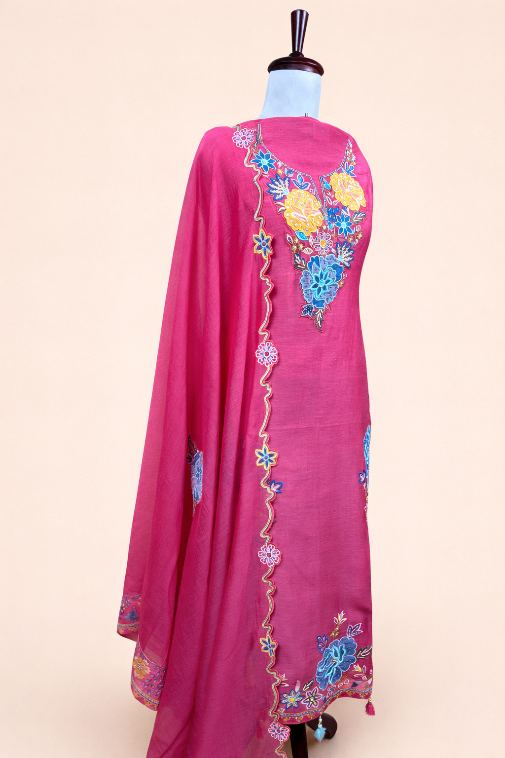 Floral Rani Unstitched Suit