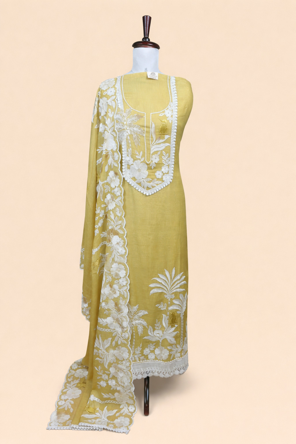 Whispering White Thread Tales Unstitched suit