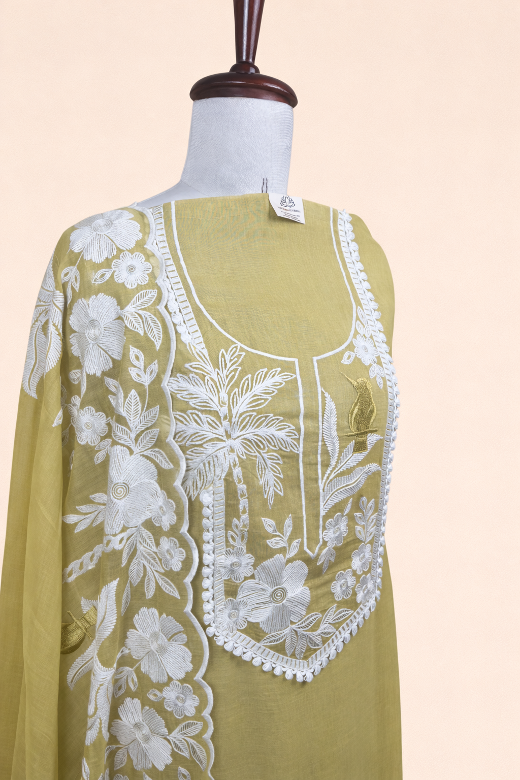 Whispering White Thread Tales Unstitched suit