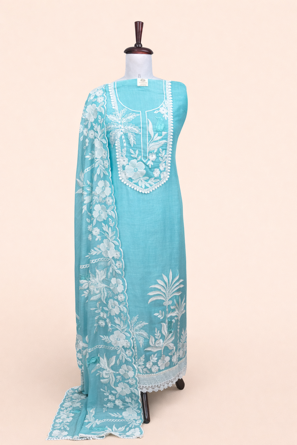 Whispering White Thread Tales Unstitched suit