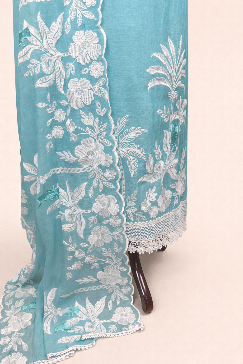 Whispering White Thread Tales Unstitched suit