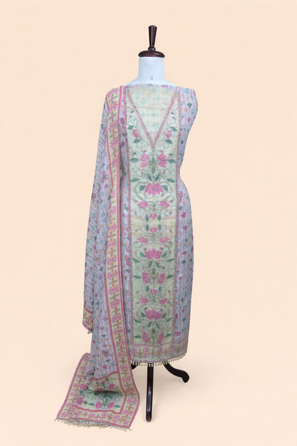 Bloom Elegance Unstitched Suit