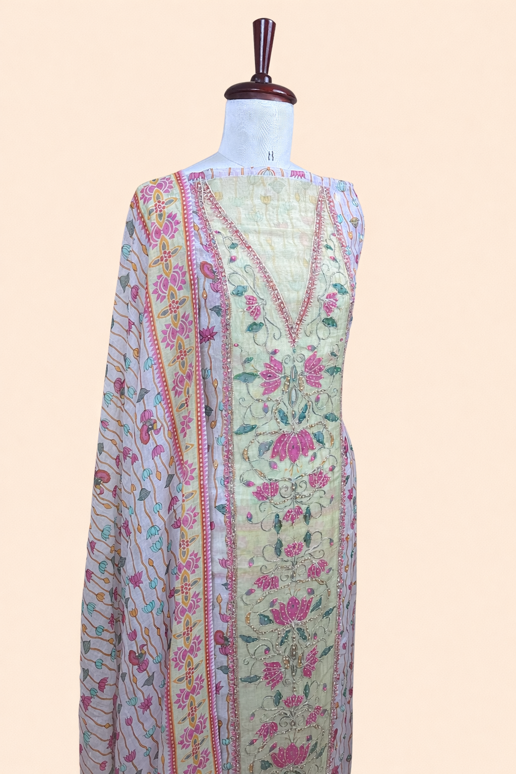 Bloom Elegance Unstitched Suit