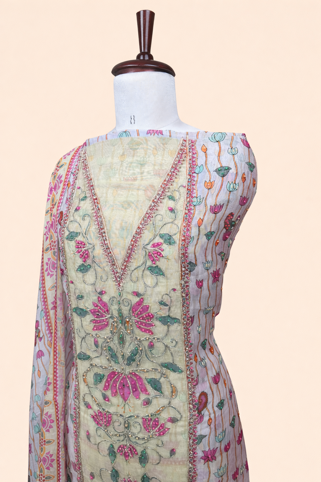 Bloom Elegance Unstitched Suit