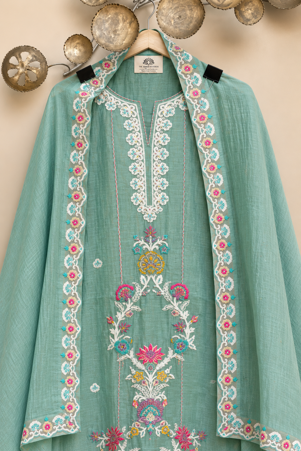 Rosé Mehar Unstitched Suit