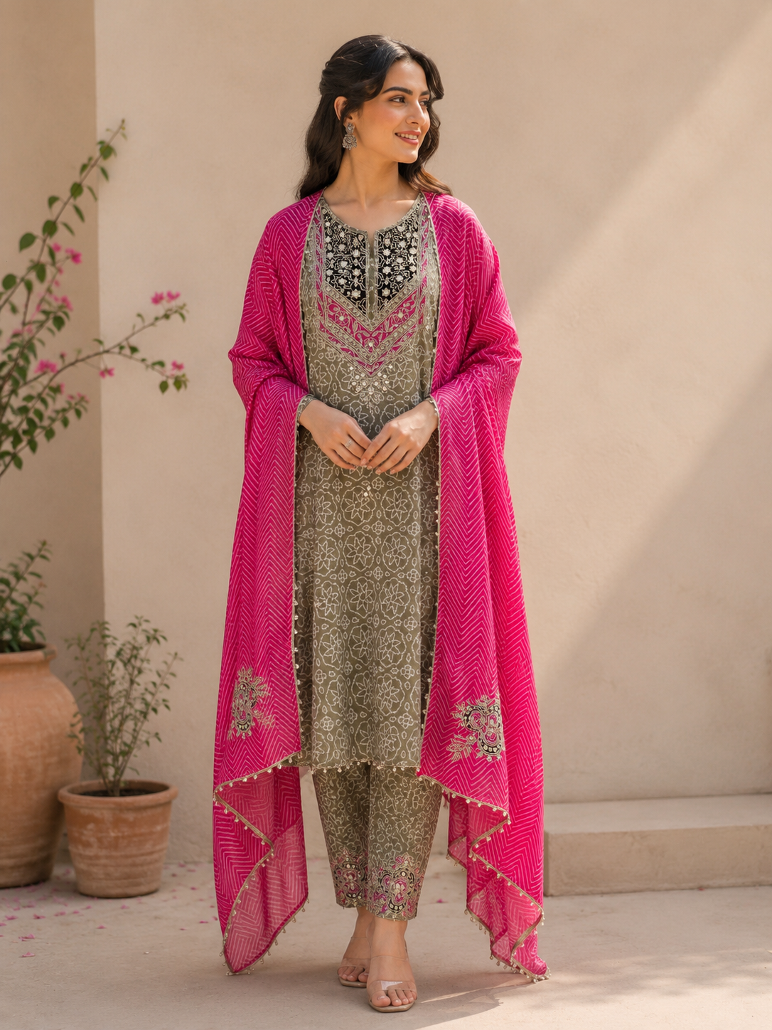 Zaria Bandej Unstitched Suit