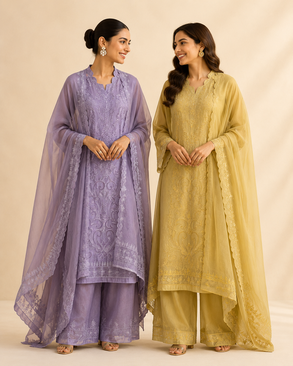 Pastel Reverie Luxe Unstitched Suit