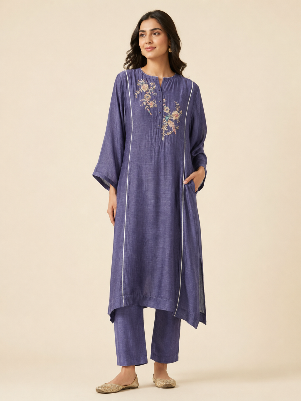 Nooréa Bloom Embroidered Kurta