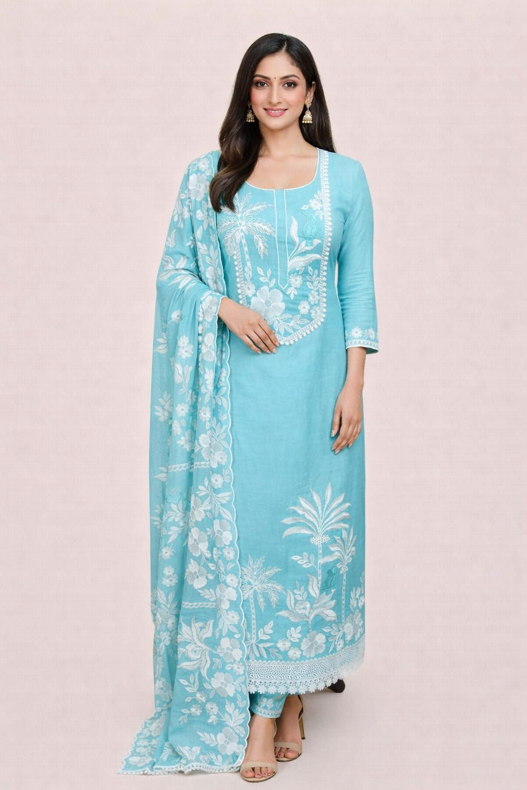 Whispering White Thread Tales Unstitched suit