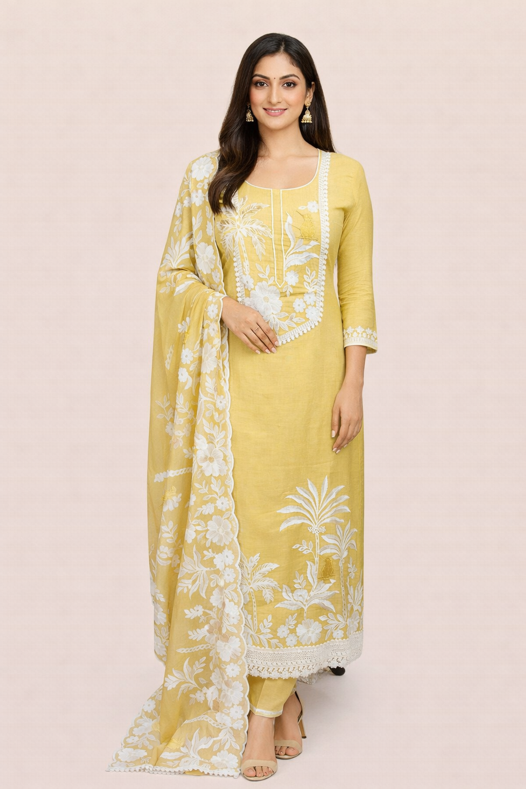 Whispering White Thread Tales Unstitched suit