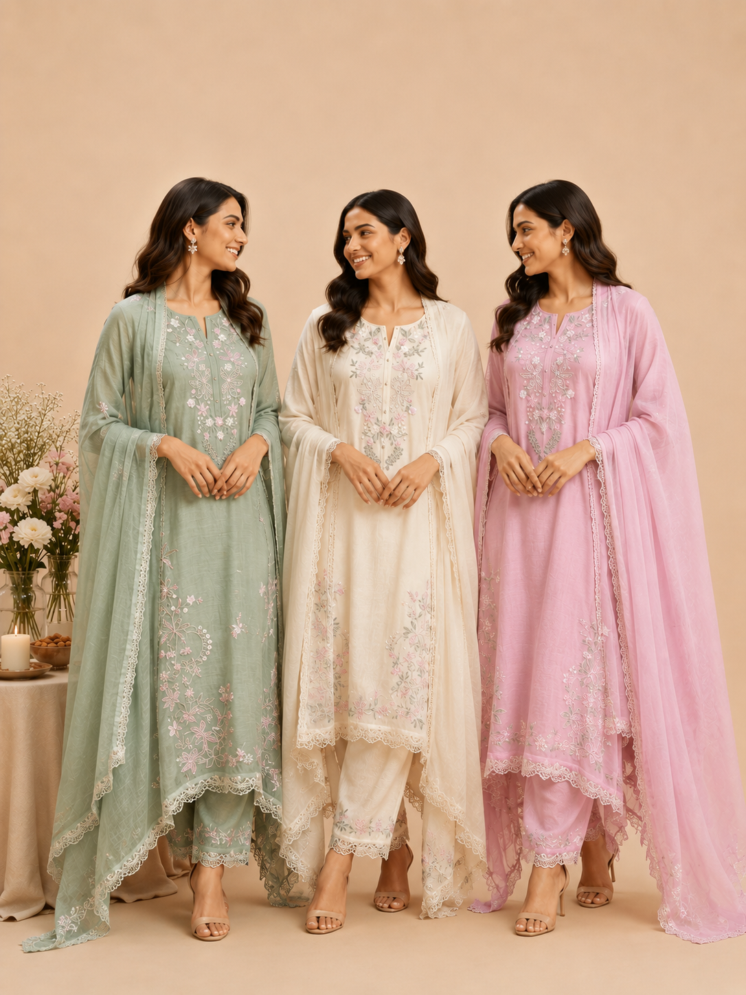 Blush Bahaar Unstitched Suit