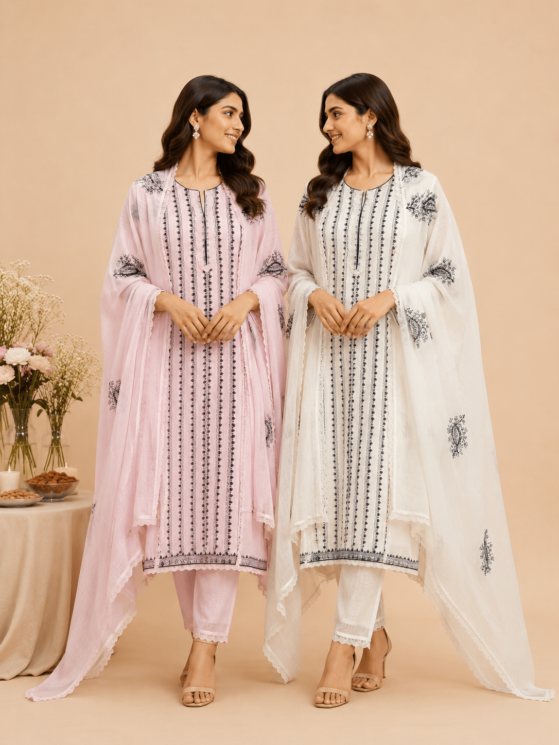 Gulbahaar Mulchanderi Unstitched Suit