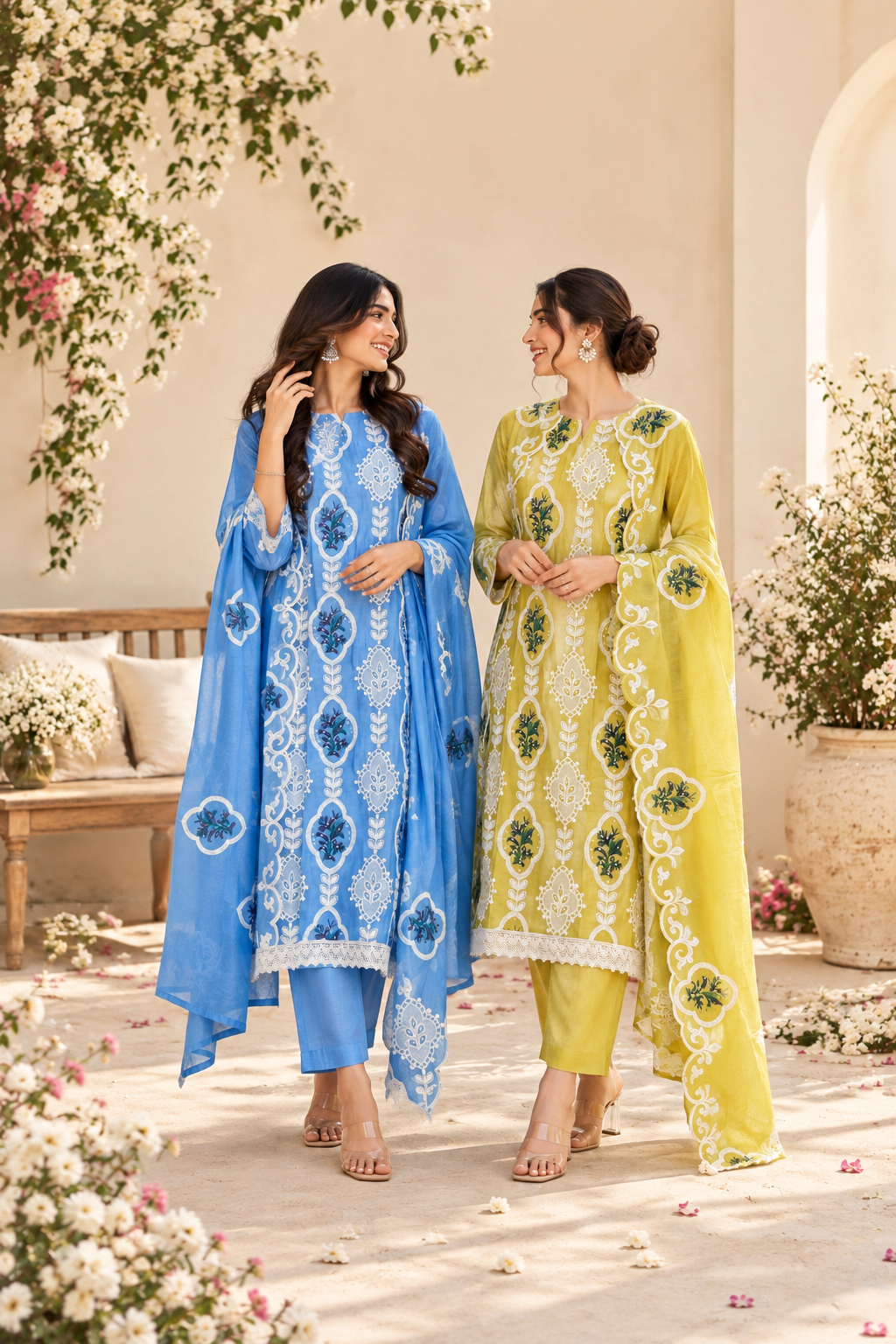 Zavira Mulchanderi Unstitched Suit