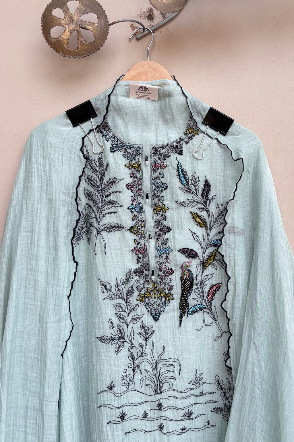 Zayba Grace Mulmul Chanderi Unstitched Suit