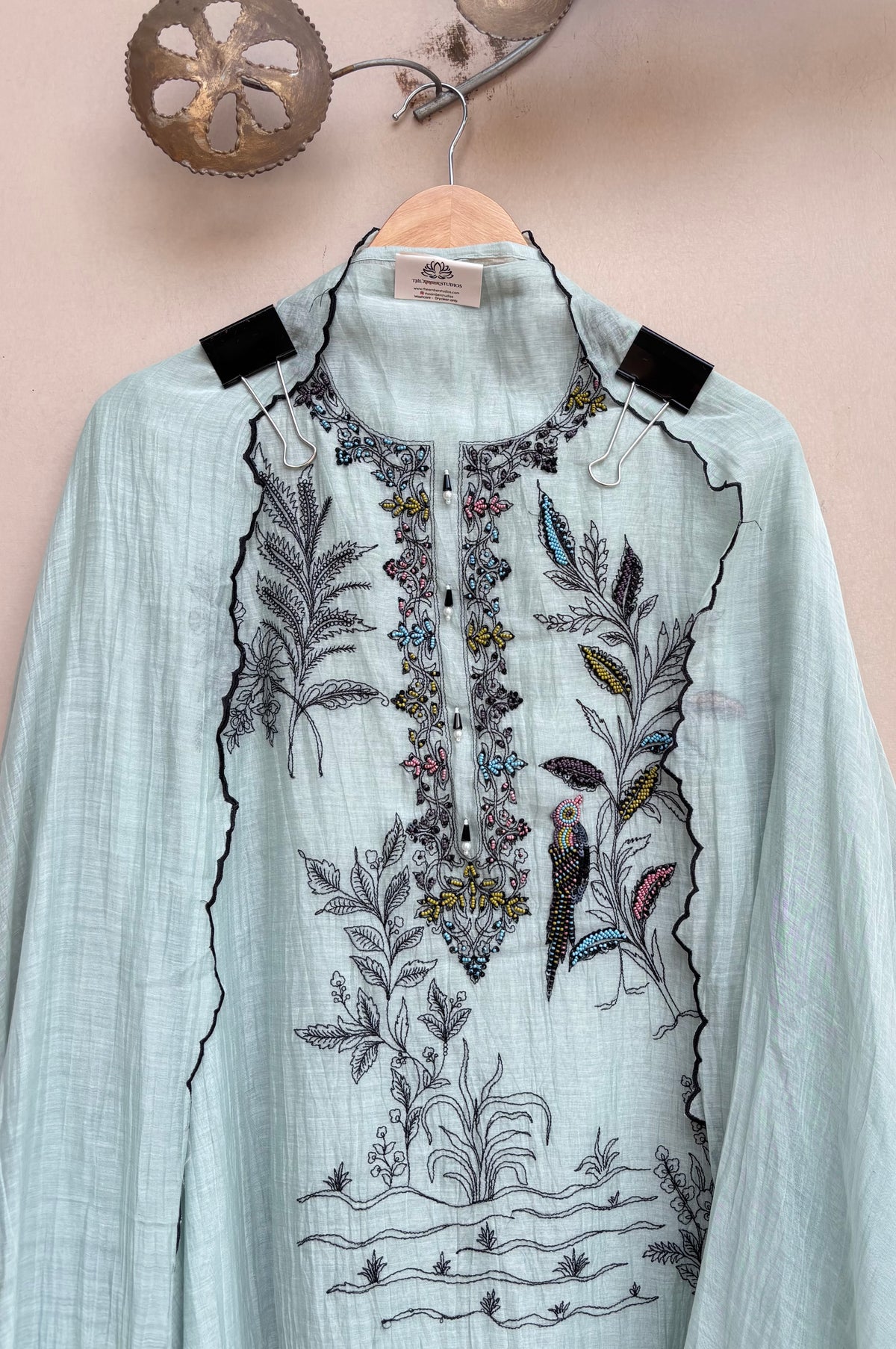 Zayba Grace Mulmul Chanderi Unstitched Suit