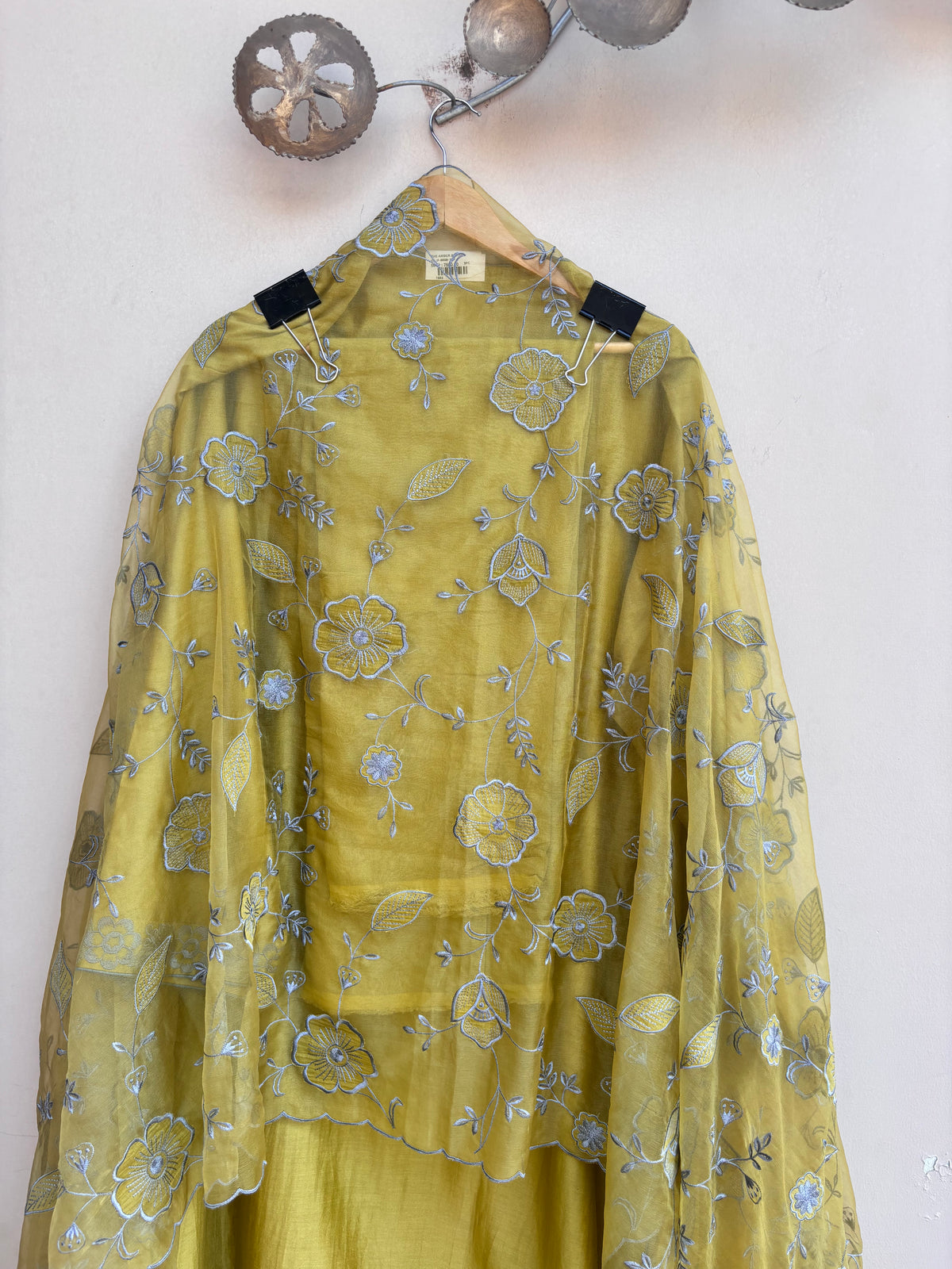 Rawaq Bloom Chanderi Unstitched Suit