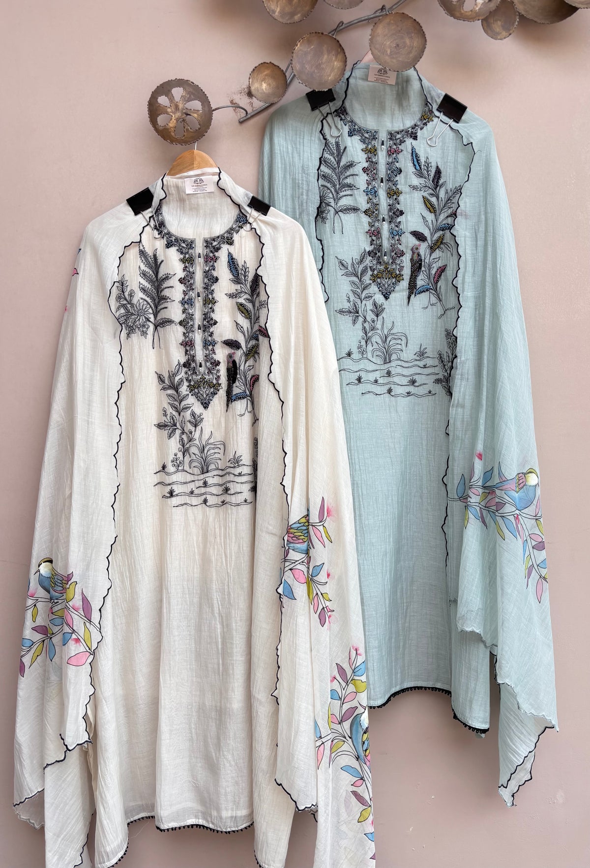 Zayba Grace Mulmul Chanderi Unstitched Suit
