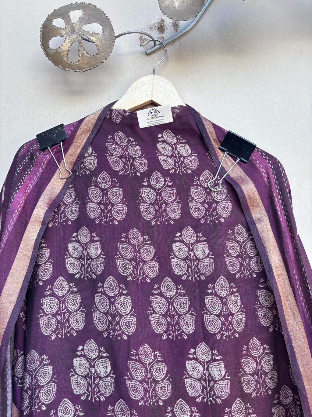 Shahbaag Maheshwari Unstitched Suit