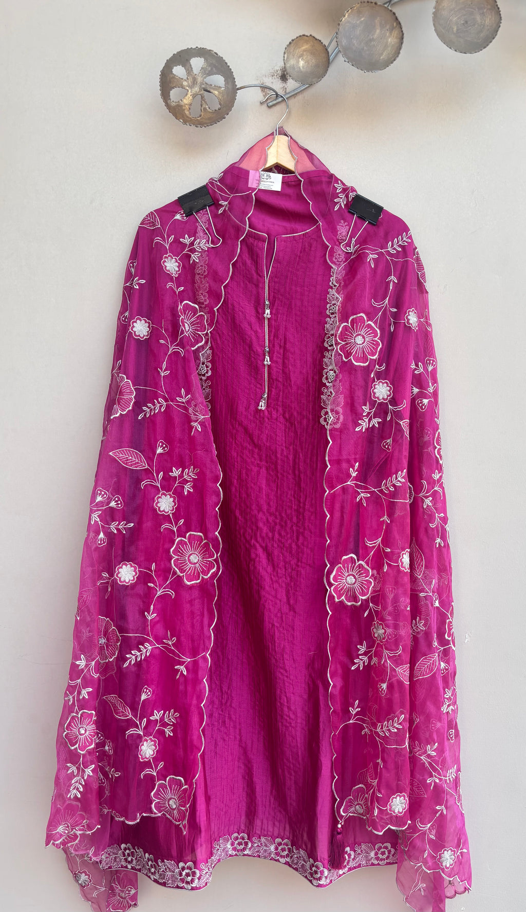 Rawaq Bloom Chanderi Unstitched Suit
