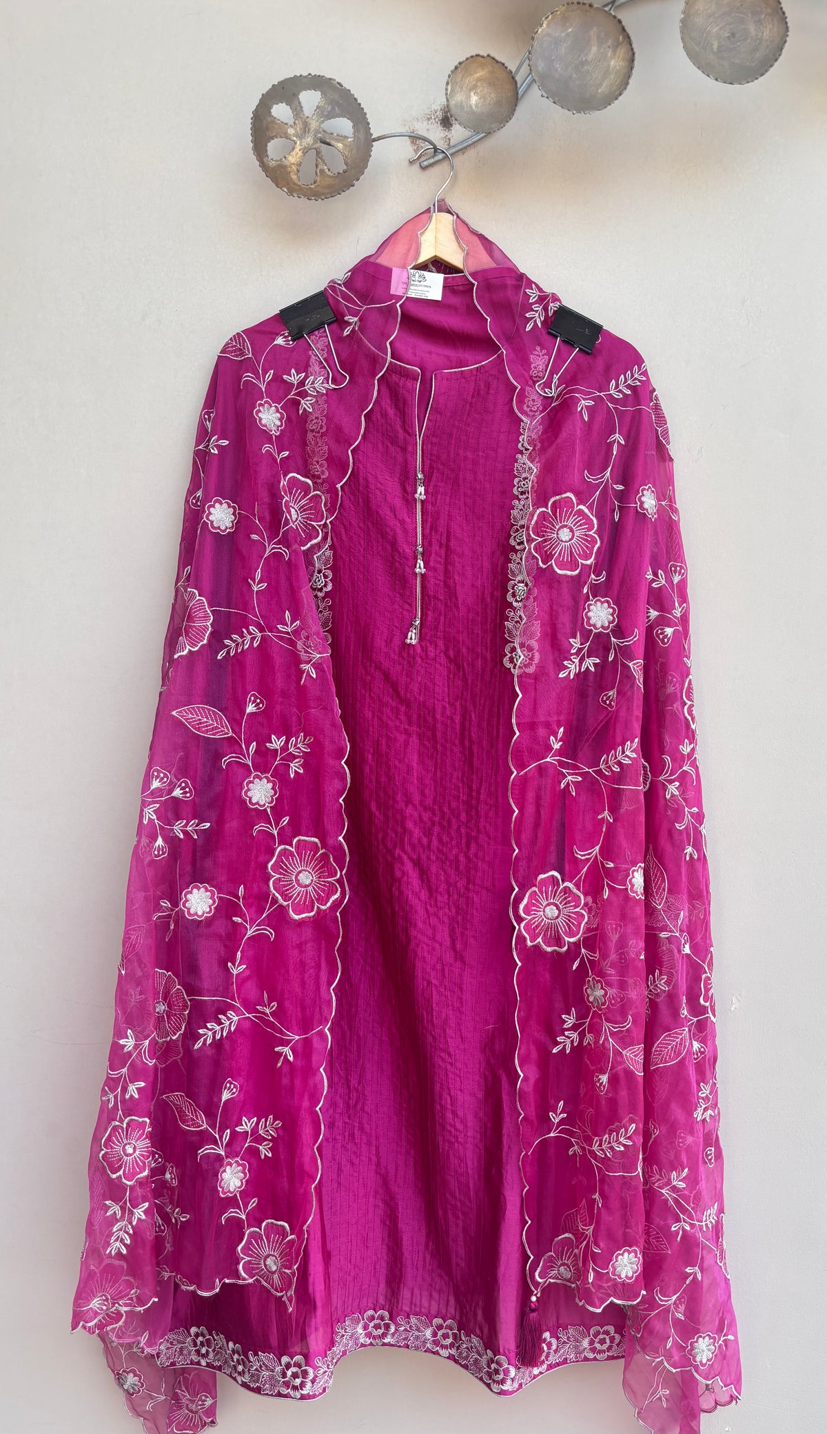 Rawaq Bloom Chanderi Unstitched Suit