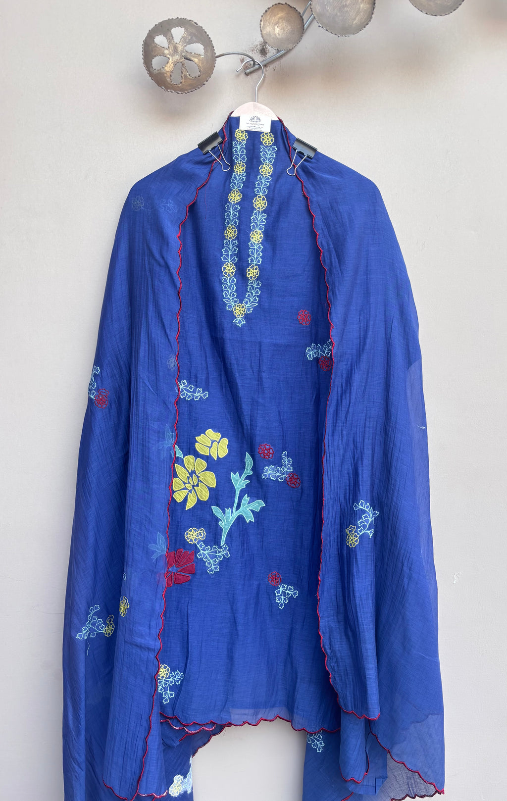 Haneen Aura Mulmul Chanderi Unstitched Suit