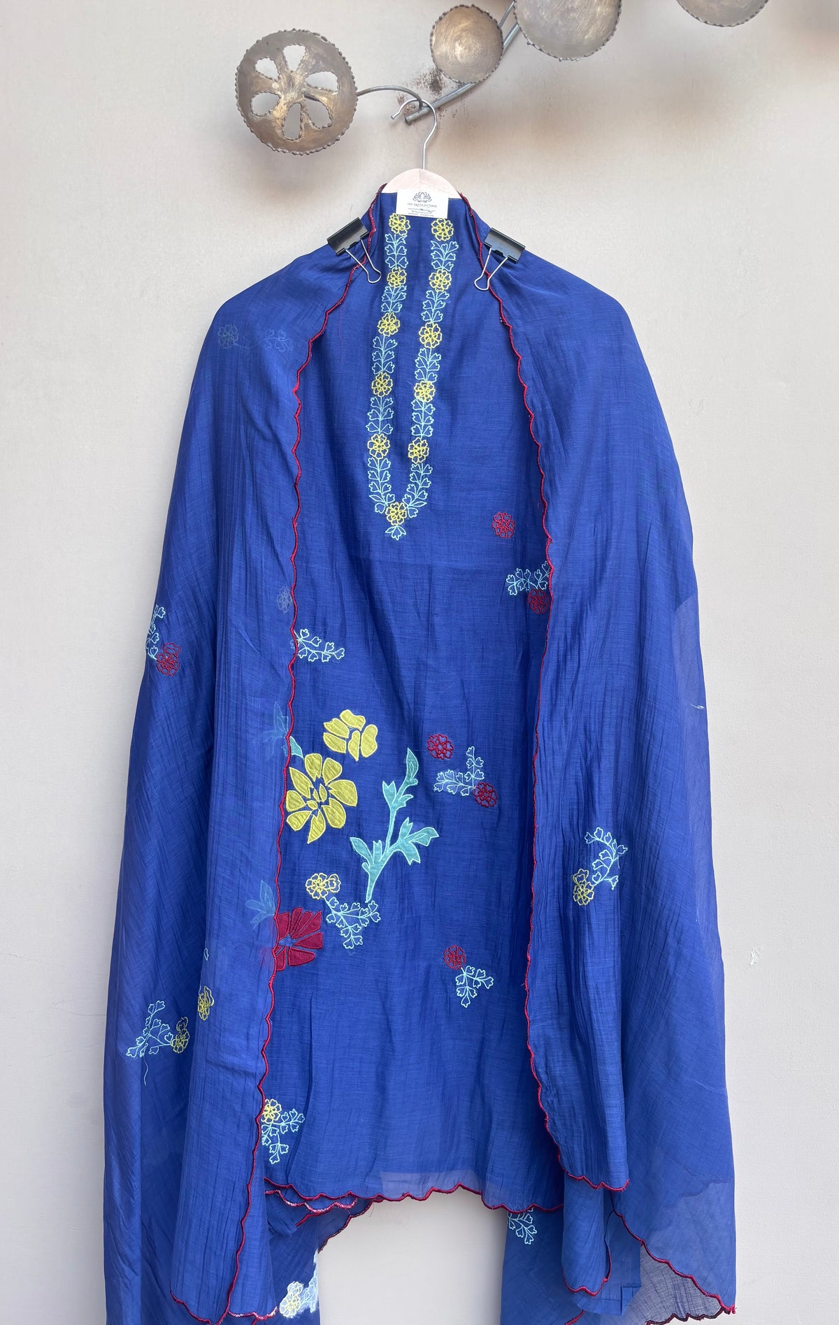 Haneen Aura Mulmul Chanderi Unstitched Suit