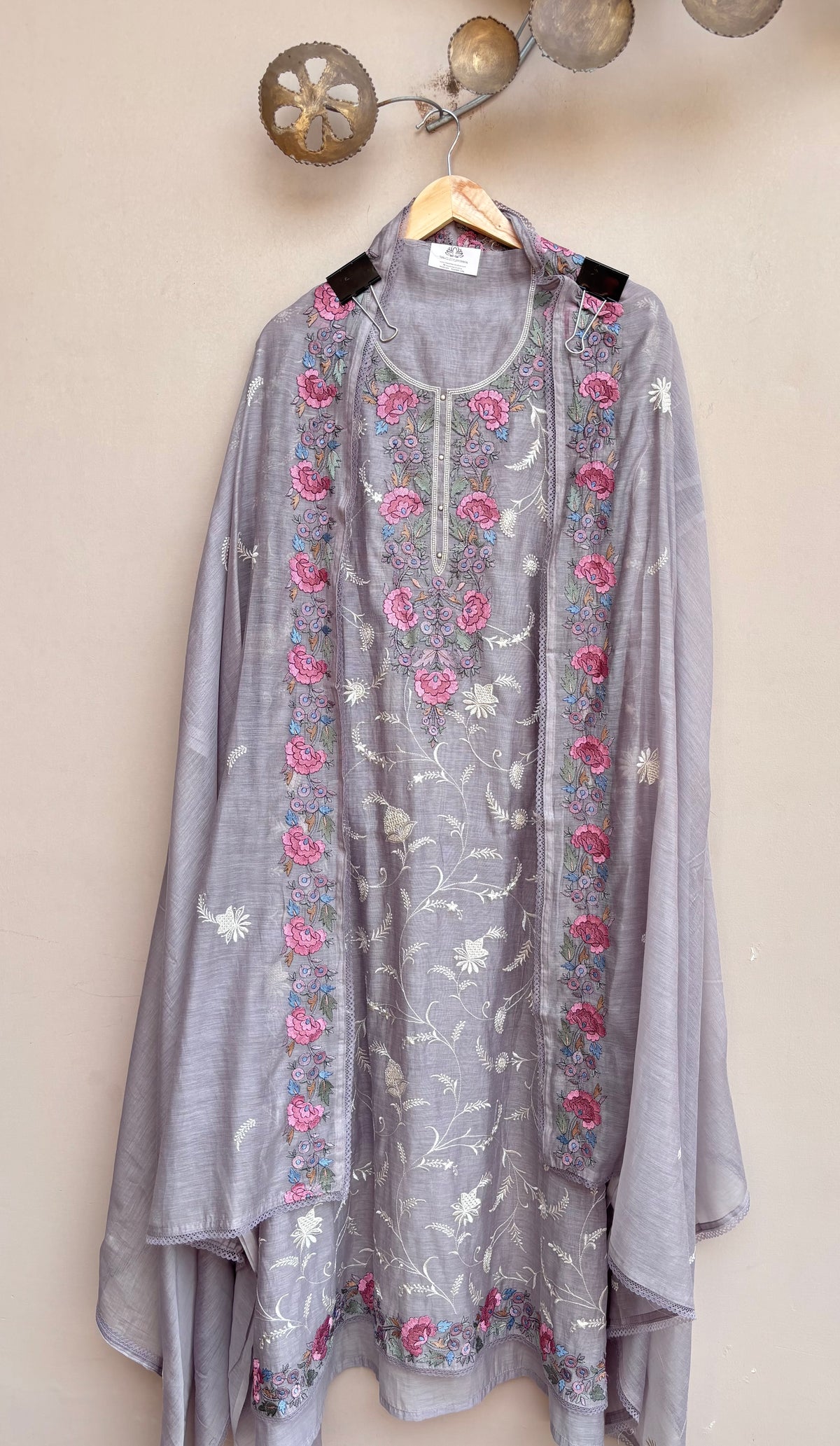 Abeer Grace Mulmul Chanderi Unstitched Suit