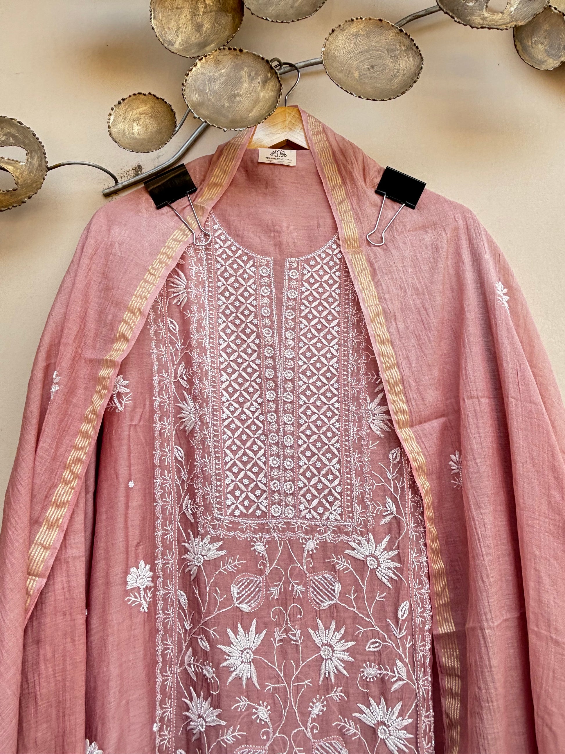 Close up of embroidery