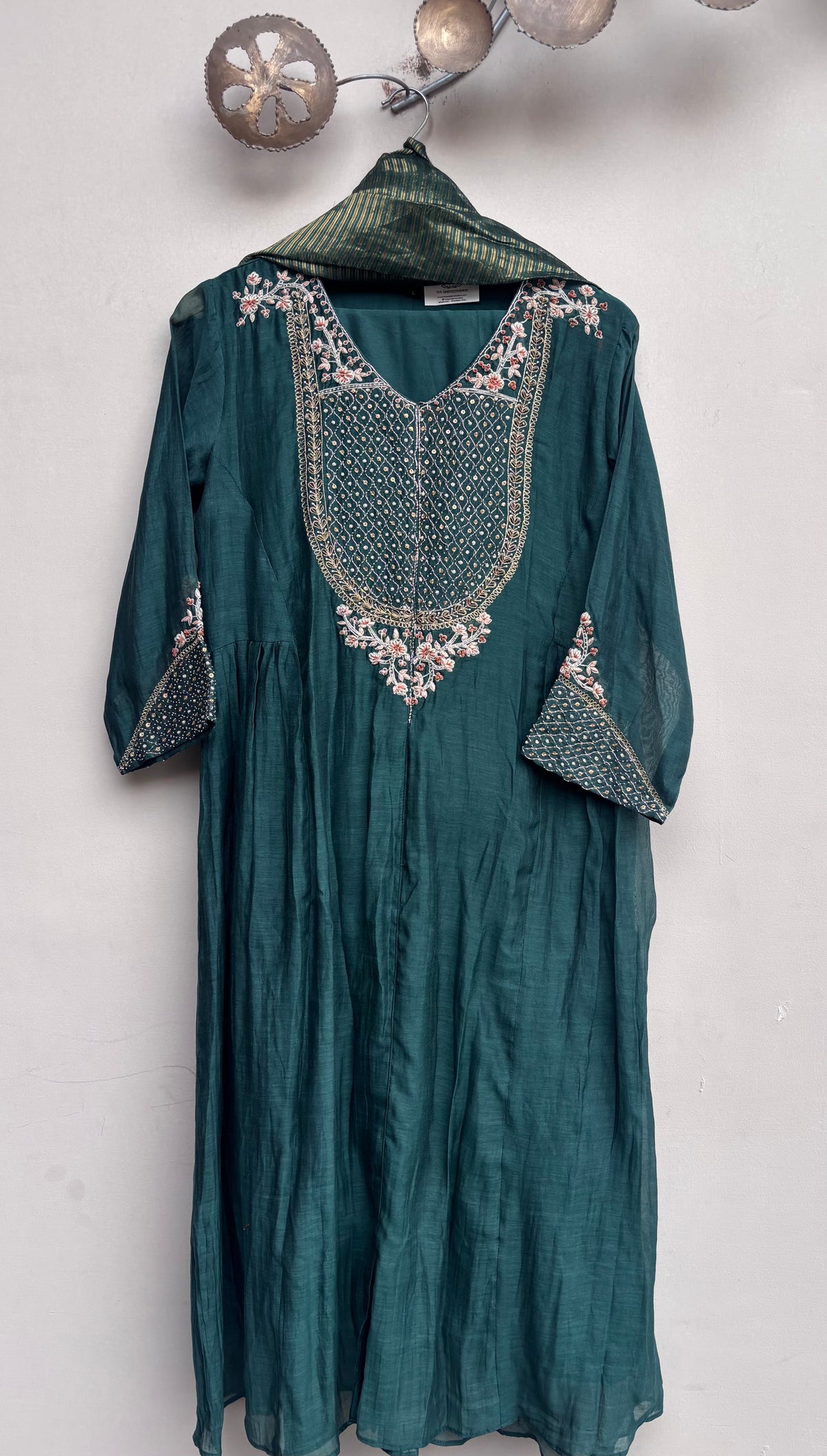 Mehrunnisa Mulmul Chanderi Kurta Set