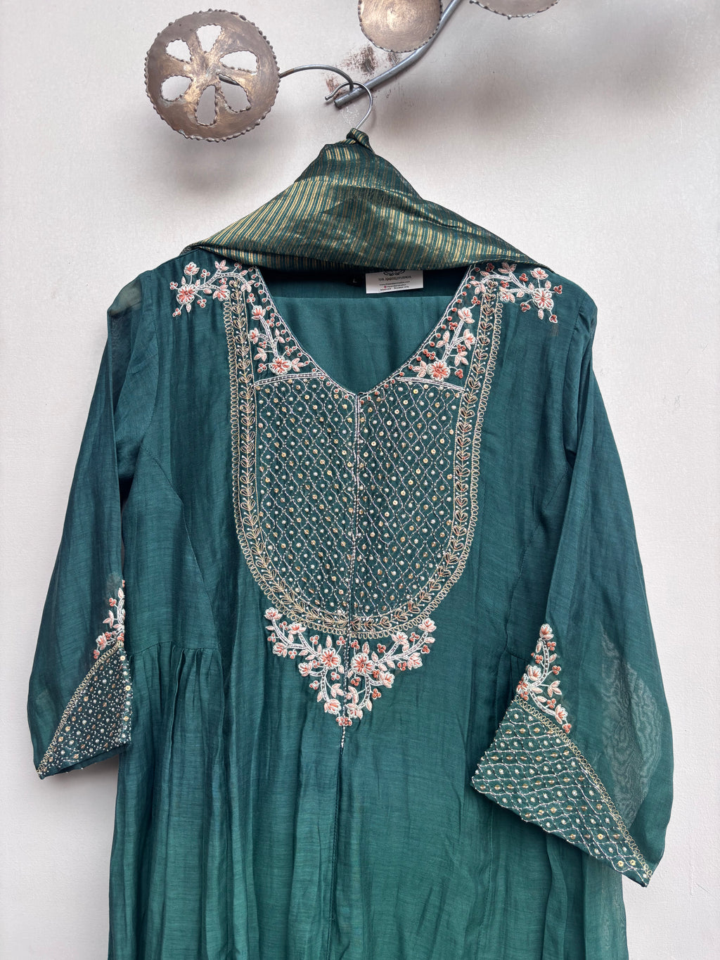 Mehrunnisa Mulmul Chanderi Kurta Set