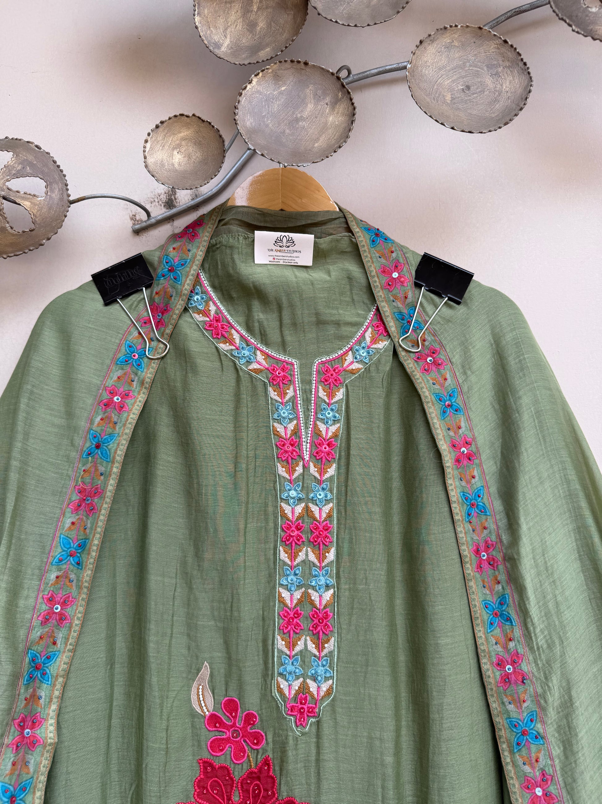 Aabroo Bloom Unstitched Suit