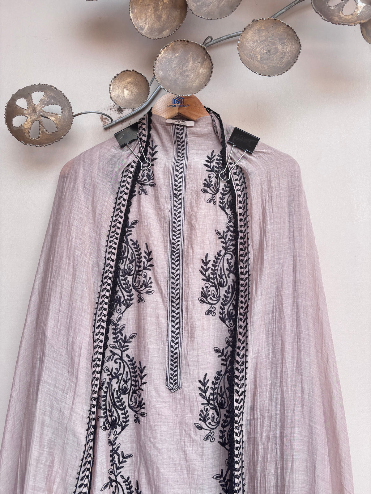 Meher Aari Mulmul Chanderi Unstitched Suit