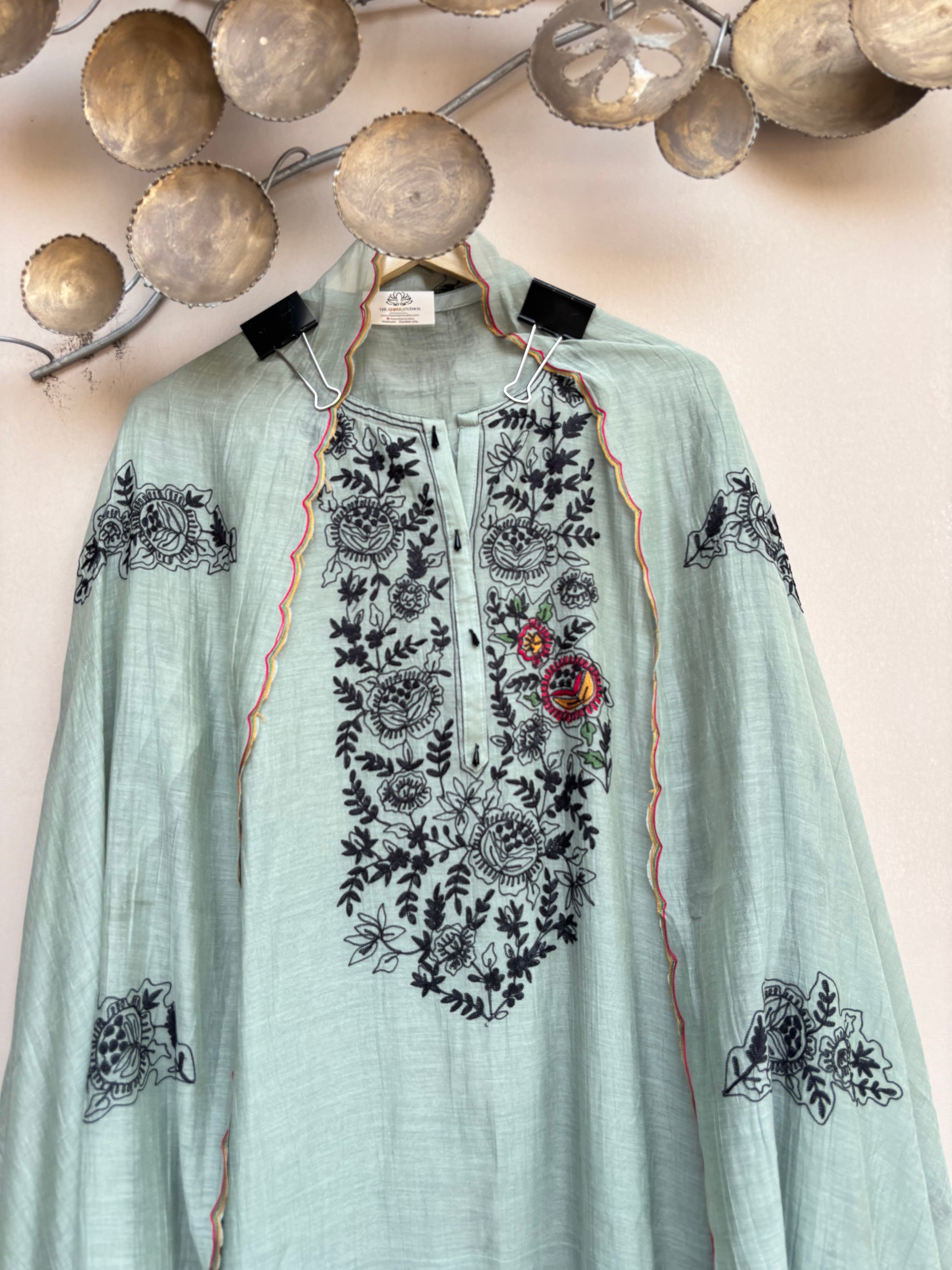Gulbahar Noir Unstitched Suit