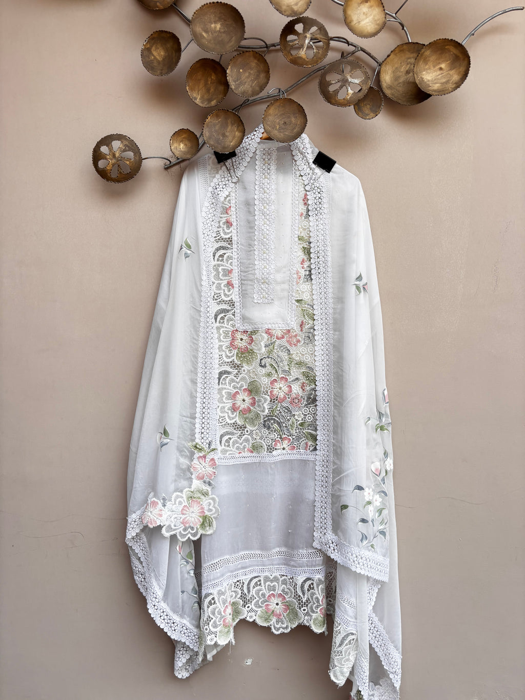 Floral Reverie Luxe Unstitched Suit