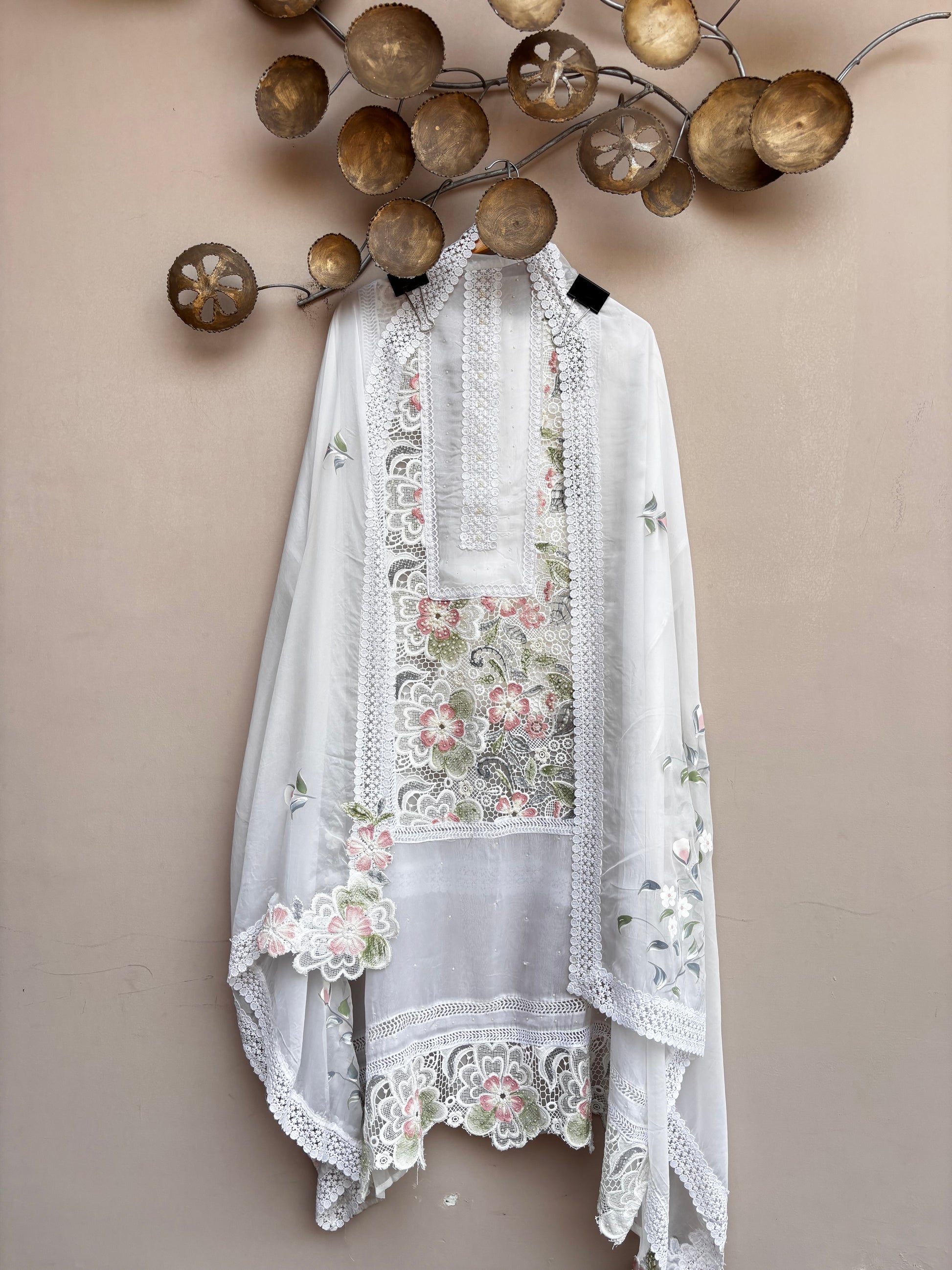 Floral Reverie Luxe Unstitched Suit
