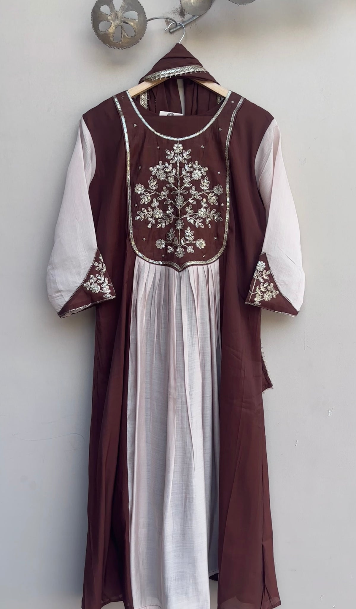Yumna Mulchanderi Blend 3pc Kurta Set